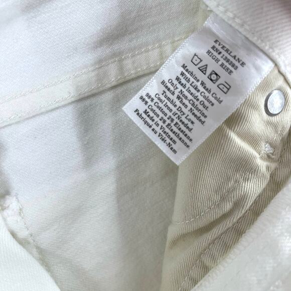 Everlane The High-Rise Skinny Jeans Bone Size 31 Regular NWT - Picture 5 of 7
